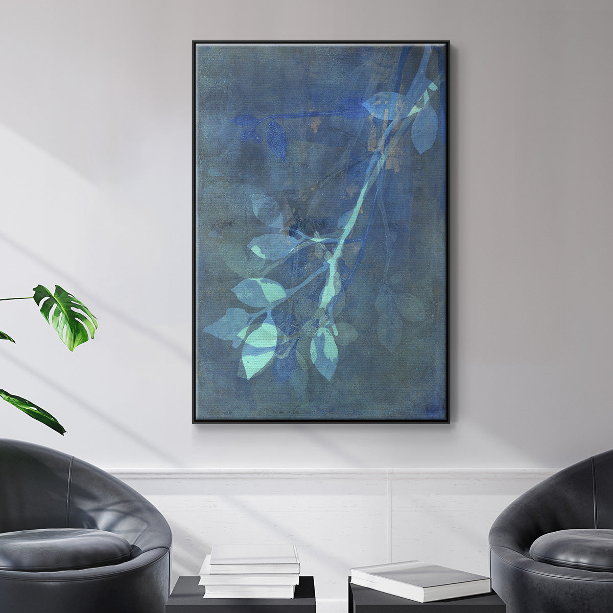 Branching Out VIII - Floater Framed Canvas Print