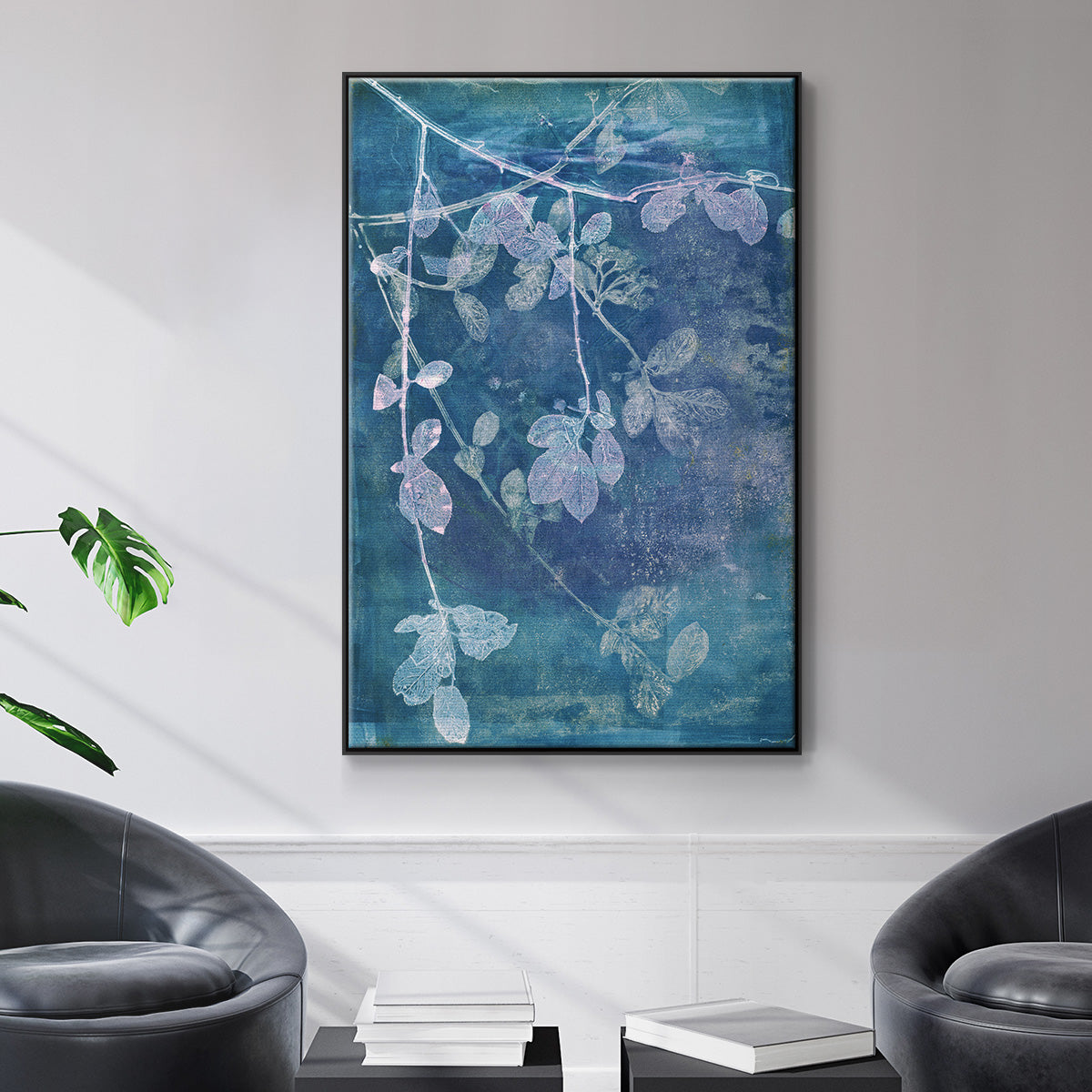 Branching Out VII - Floater Framed Canvas Print