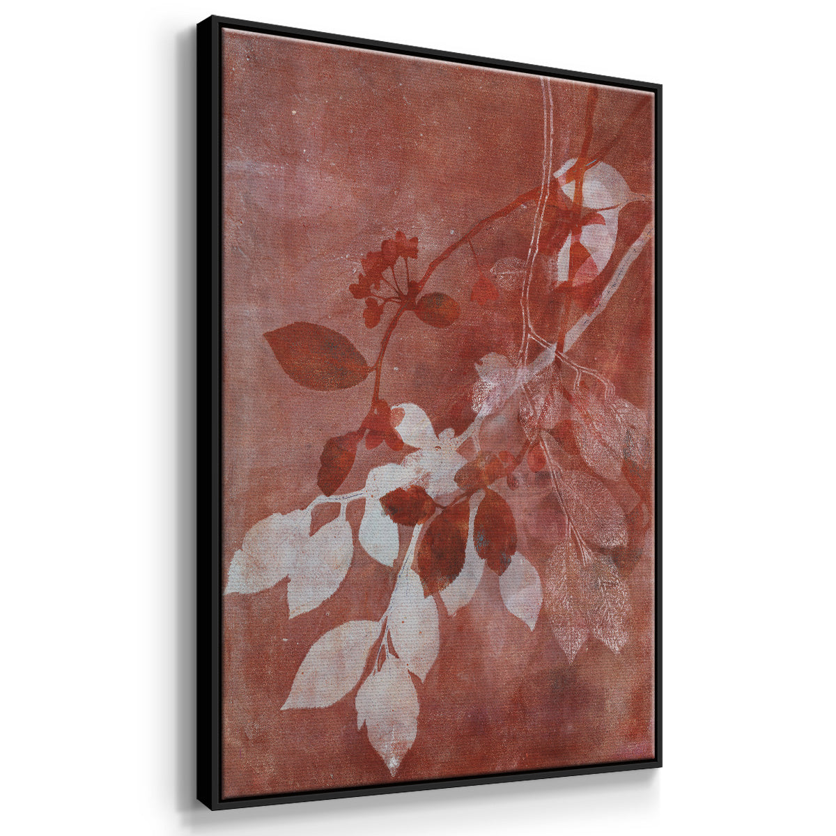 Branching Out XVI - Floater Framed Canvas Print