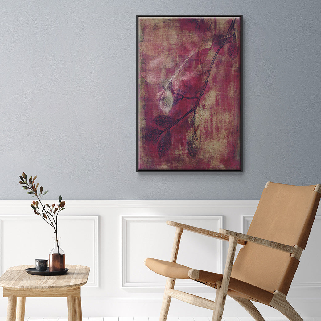 Branching Out XVII - Floater Framed Canvas Print