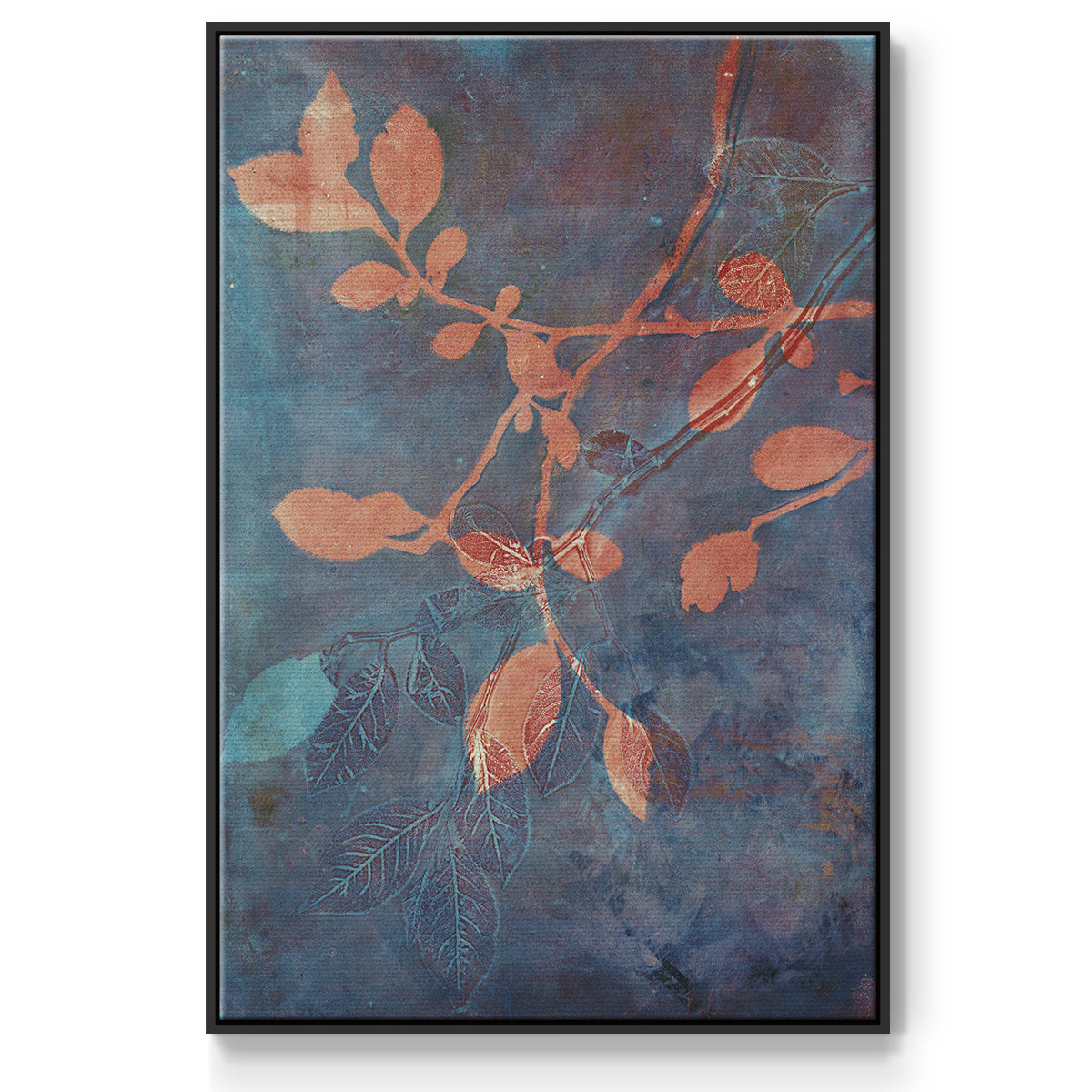 Branching Out XVIII - Floater Framed Canvas Print