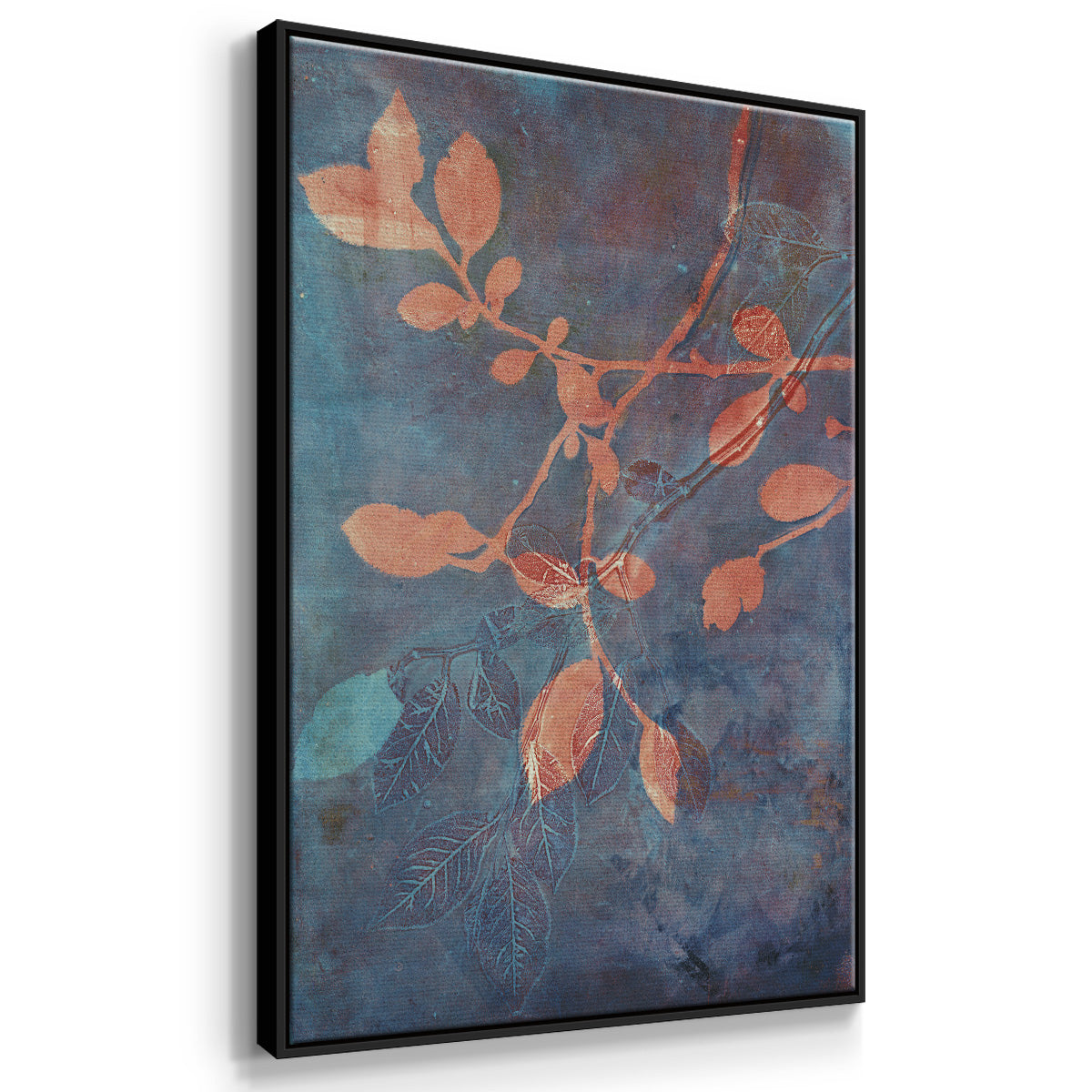 Branching Out XVIII - Floater Framed Canvas Print