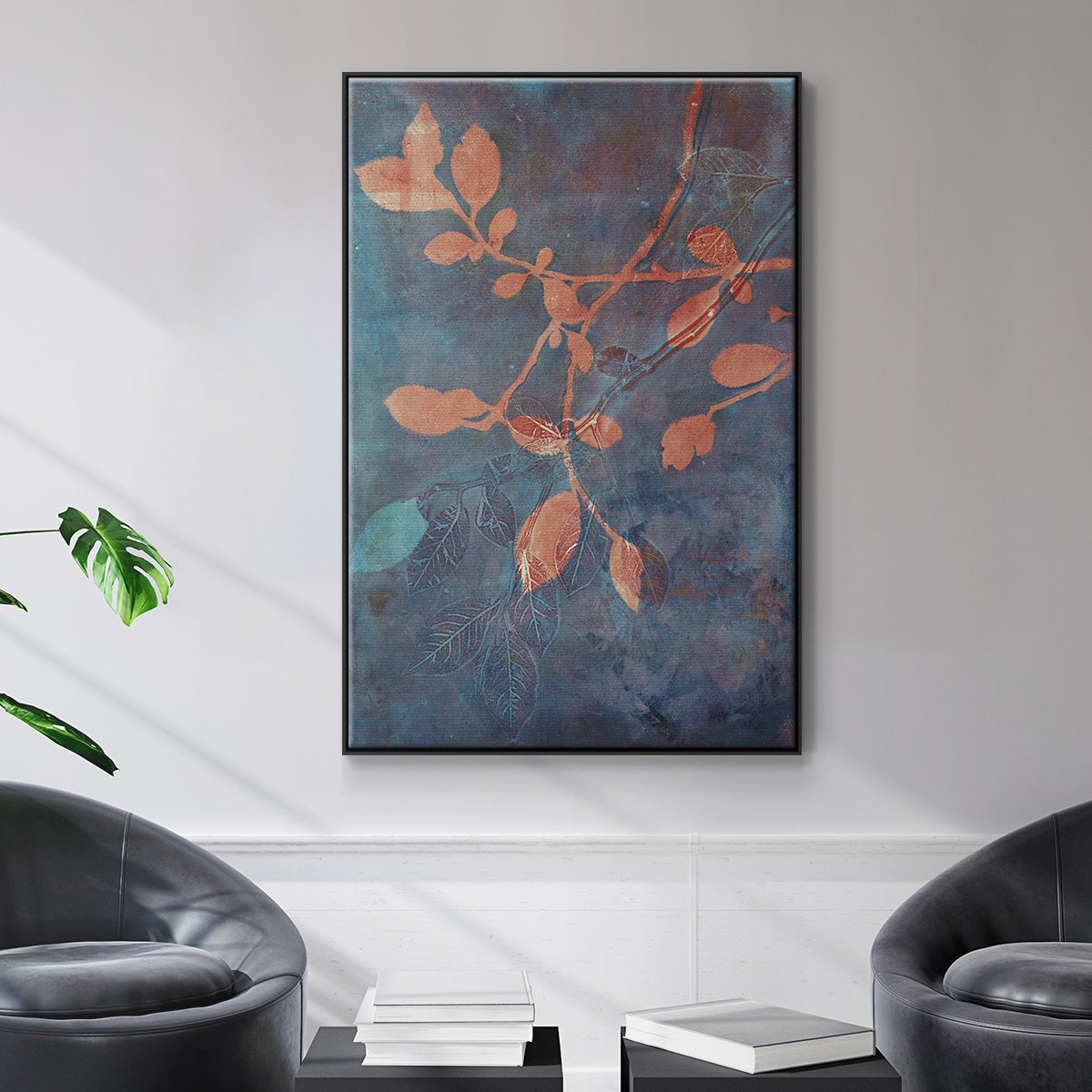 Branching Out XVIII - Floater Framed Canvas Print