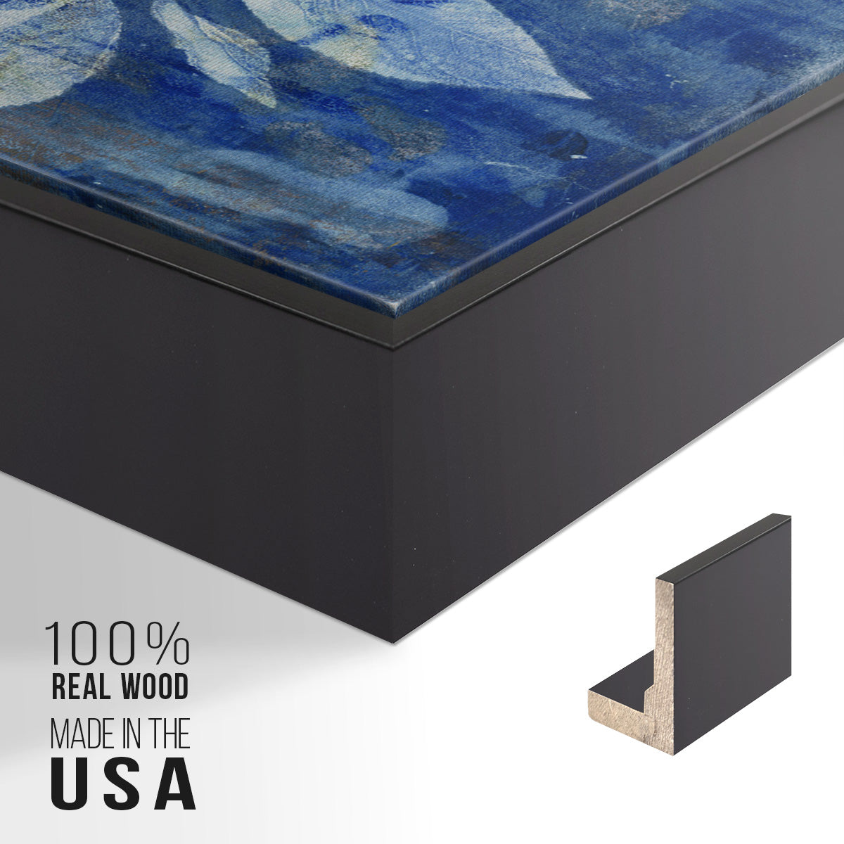 Branching Out XIX - Floater Framed Canvas Print