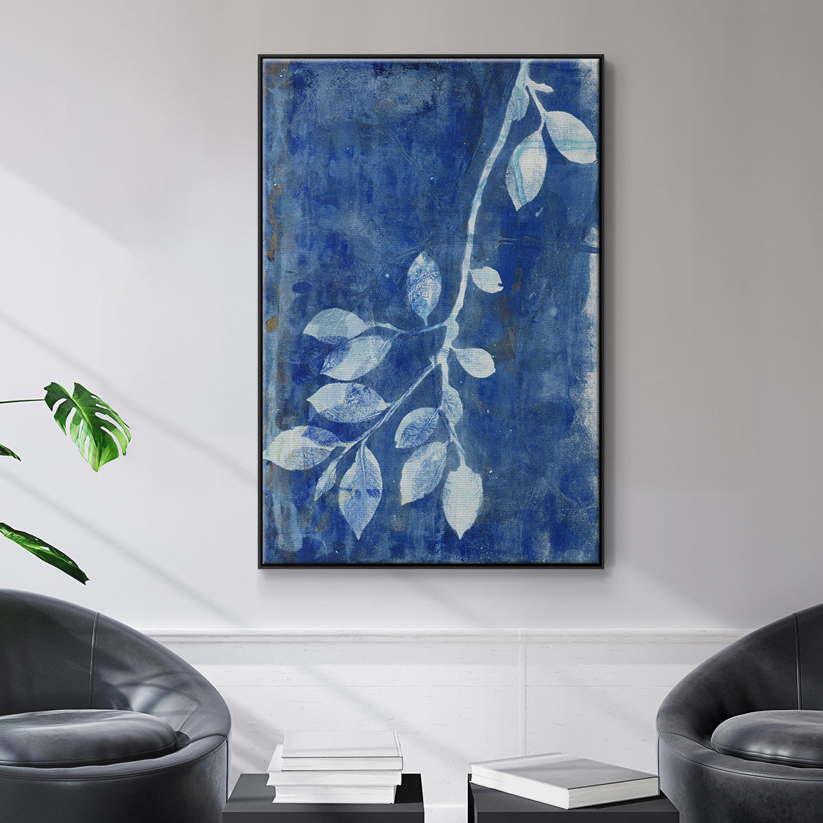 Branching Out XIX - Floater Framed Canvas Print