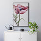Paris Poppy - Floater Framed Canvas Print
