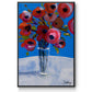 Poppies - Floater Framed Canvas Print