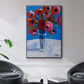 Poppies - Floater Framed Canvas Print