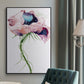 Paris Poppy II - Floater Framed Canvas Print
