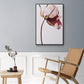 Love Is A Rose I - Floater Framed Canvas Print