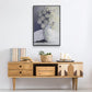 Green Vase with Yellow Flowers - Floater Framed Canvas Print