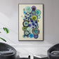 Geodes II - Floater Framed Canvas Print
