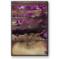 Fuschia on Fire - Floater Framed Canvas Print