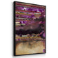 Fuschia on Fire - Floater Framed Canvas Print