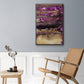 Fuschia on Fire - Floater Framed Canvas Print