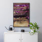Fuschia on Fire - Floater Framed Canvas Print