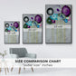 Silver Bouquet - Floater Framed Canvas Print