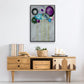 Silver Bouquet - Floater Framed Canvas Print