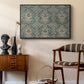 Vintage Abstract Print X - Floater Framed Canvas Print