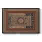 Vintage Abstract Print XII - Floater Framed Canvas Print
