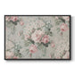 Vintage Abstract Print XIV - Floater Framed Canvas Print