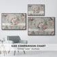 Vintage Abstract Print XIV - Floater Framed Canvas Print