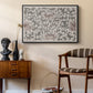 Vintage Abstract Print XVII - Floater Framed Canvas Print