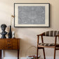 Vintage Abstract Print - Floater Framed Canvas Print