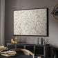 Vintage Abstract Print XX - Floater Framed Canvas Print