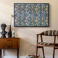 Vintage Abstract Print XXI - Floater Framed Canvas Print