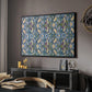 Vintage Abstract Print XXI - Floater Framed Canvas Print