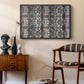 Vintage Abstract Print XXII - Floater Framed Canvas Print