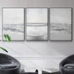 Gentle Tides I - Floater Framed Canvas Set