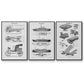 Industrial Flight - Floater Framed Canvas Set