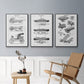 Industrial Flight - Floater Framed Canvas Set
