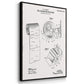 Toilet Paper Patent I - Floater Framed Canvas Set