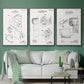 Toilet Paper Patent I - Floater Framed Canvas Set