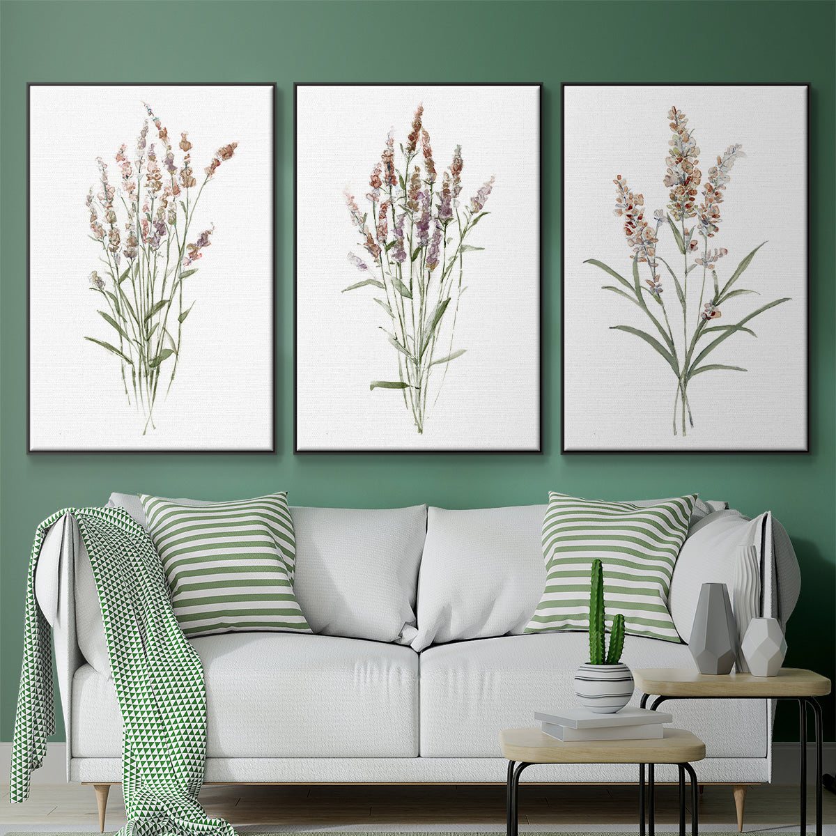 Dainty Botanical I - Floater Framed Canvas Set
