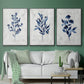 Wild Indigo I - Floater Framed Canvas Set