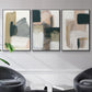 Marble Block Symmetry I - Floater Framed Canvas Set