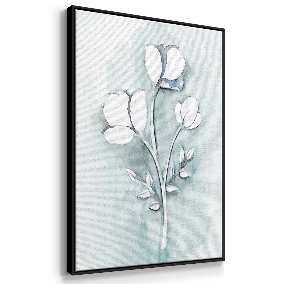 Bohemian Blue I - Floater Framed Canvas Set