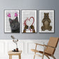 Bear and Hand Heart - Floater Framed Canvas Set