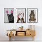 Bear and Hand Heart - Floater Framed Canvas Set
