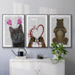 Bear and Hand Heart - Floater Framed Canvas Set