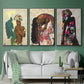Woman Strong I - Floater Framed Canvas Set