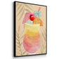 Tropical Cocktail I - Floater Framed Canvas Set