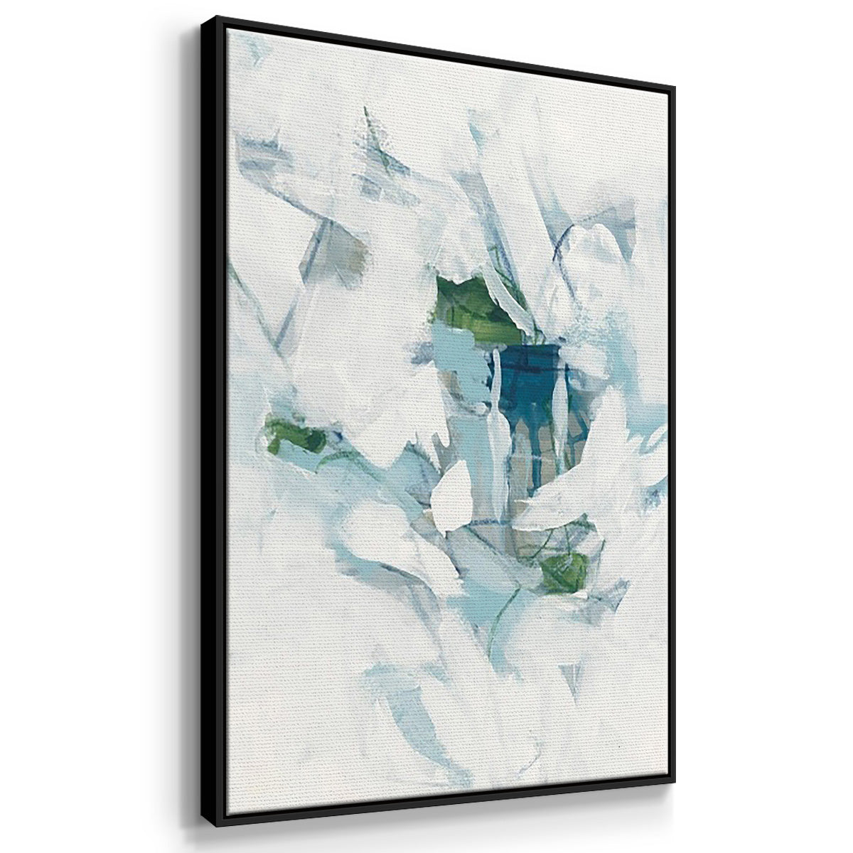 Ice Cavern I - Floater Framed Canvas Set