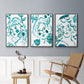 Budding Flower I - Floater Framed Canvas Set