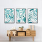 Budding Flower I - Floater Framed Canvas Set