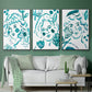 Budding Flower I - Floater Framed Canvas Set